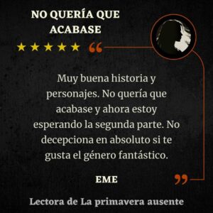 testimonio lector de la primavera ausente