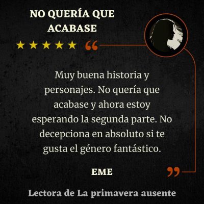 testimonio lector de la primavera ausente