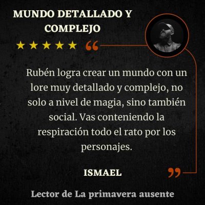 testimonio lector de la primavera ausente